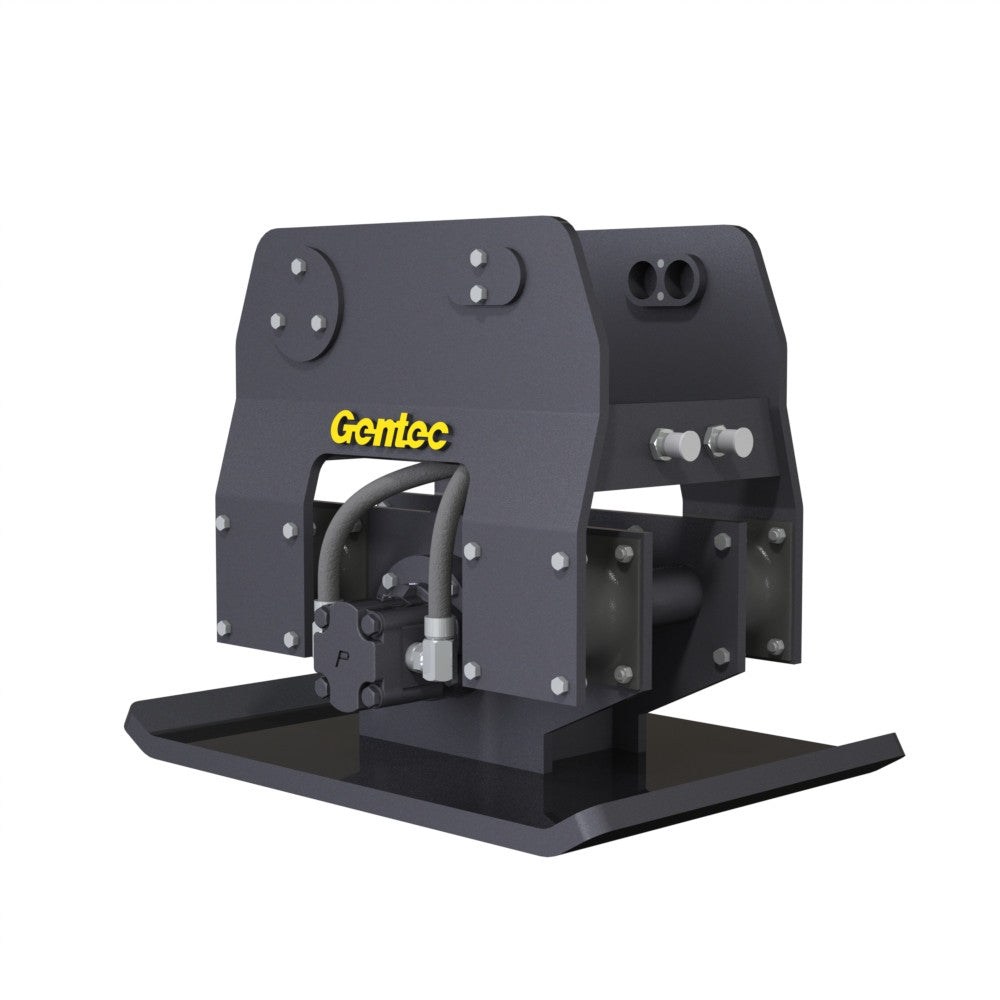 Hydraulic Plate Compactor Excavator Attachment for 15,000-33,500 lb Excavators | Gentec GE3000 / GE970