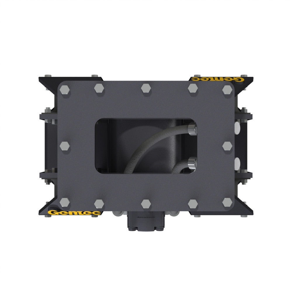 Hydraulic Plate Compactor Excavator Attachment for 4,000-14,500 lb Excavators | Gentec GE870F