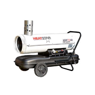 HeatStar Indirect Fired Portable Heater | HSP70ID | 70K BTU/hr | Kerosene/Diesel/Oil/Jet Fuel