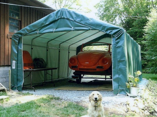 Rhino Shelter 12’W x 40’L x 8’H – (Extended House Style Garage)