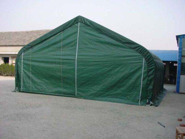 Rhino Shelter Two Car Garage 22’W x 48’L x 12’ H-Joined