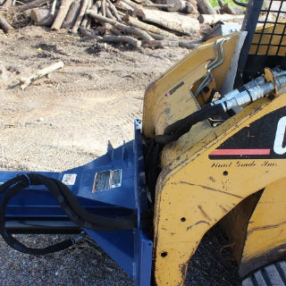 Iron and Oak Log Splitter | 24-Ton | Skid Steer Mount