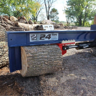 Iron and Oak Log Splitter | 24-Ton | Skid Steer Mount