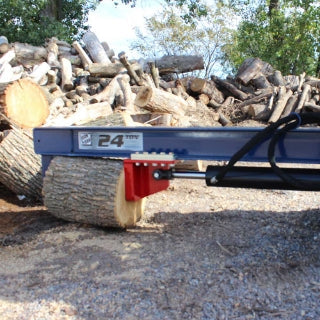 Iron and Oak Log Splitter | 24-Ton | Skid Steer Mount