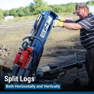 Iron and Oak Log Splitter | 24-Ton | Honda GX160