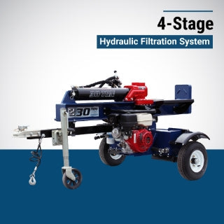Iron and Oak Log Splitter | 30-Ton | Honda GX270
