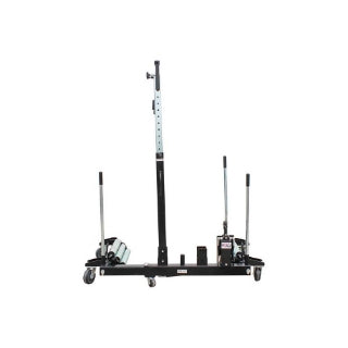 K&M Mfg Wheel Dolly | For Semi & Tractor Tires | 3,800-Lb. Load Capacity | Black Powder Coat