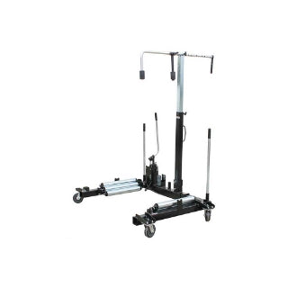 K&M Mfg Wheel Dolly | For Semi & Tractor Tires | 3,800-Lb. Load Capacity | Black Powder Coat