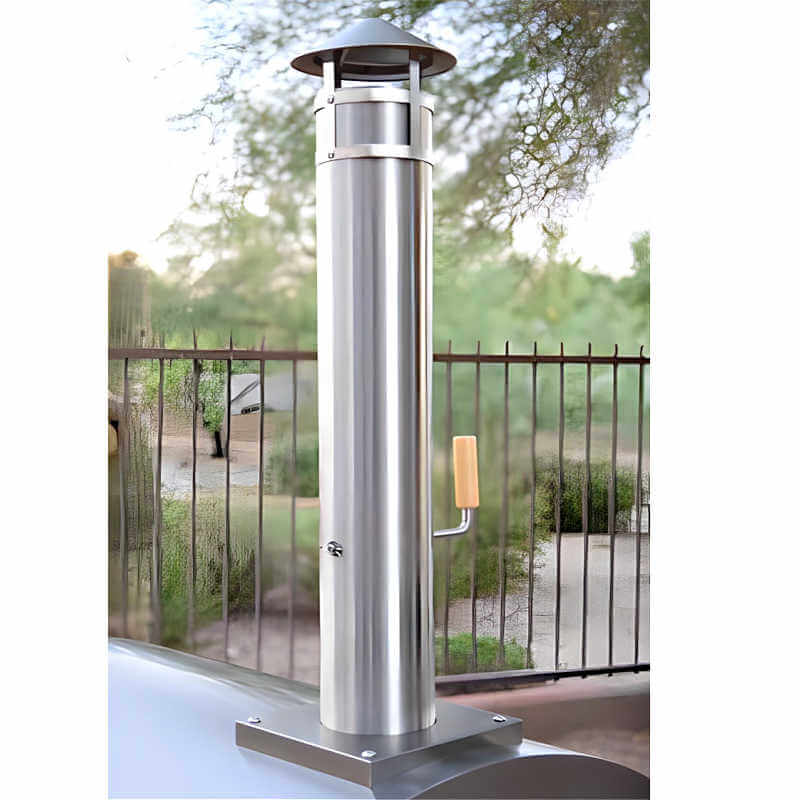 Kokomo Grills 32 Inch Dual Fuel Stainless Steel Pizza Oven