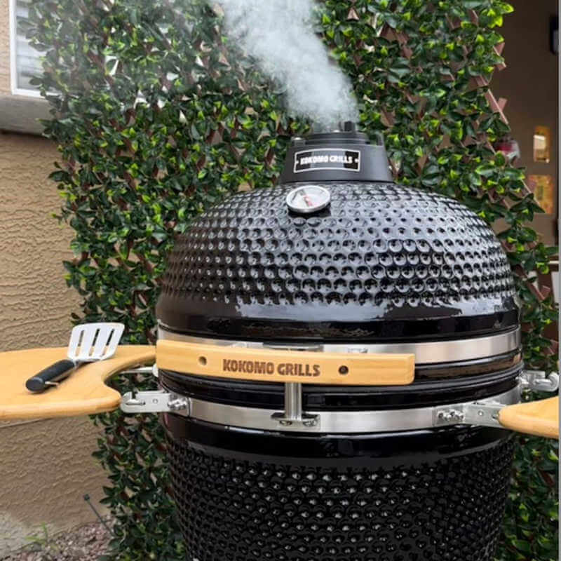 Kokomo Grills 21 Inch Kamado Ceramic BBQ Grill