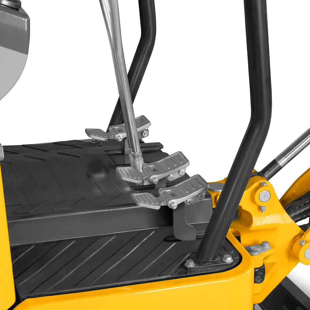 MechMaxx 1 Ton Mini Excavator – 14HP Briggs & Stratton Vanguard Engine, 65.7" Dig Depth, Compact Excavator (MEC10)