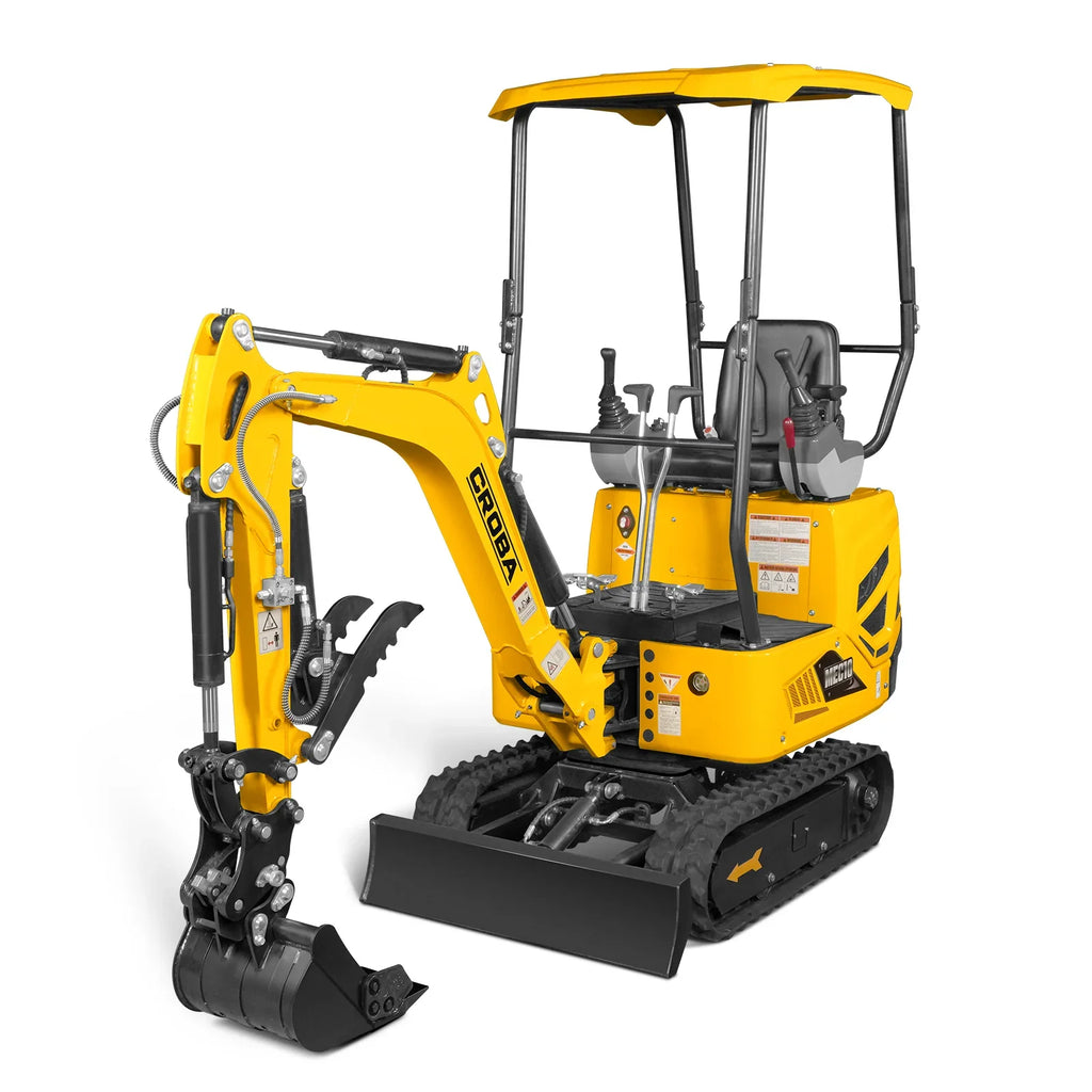 MechMaxx 1 Ton Mini Excavator – 14HP Briggs & Stratton Vanguard Engine, 65.7" Dig Depth, Compact Excavator (MEC10)