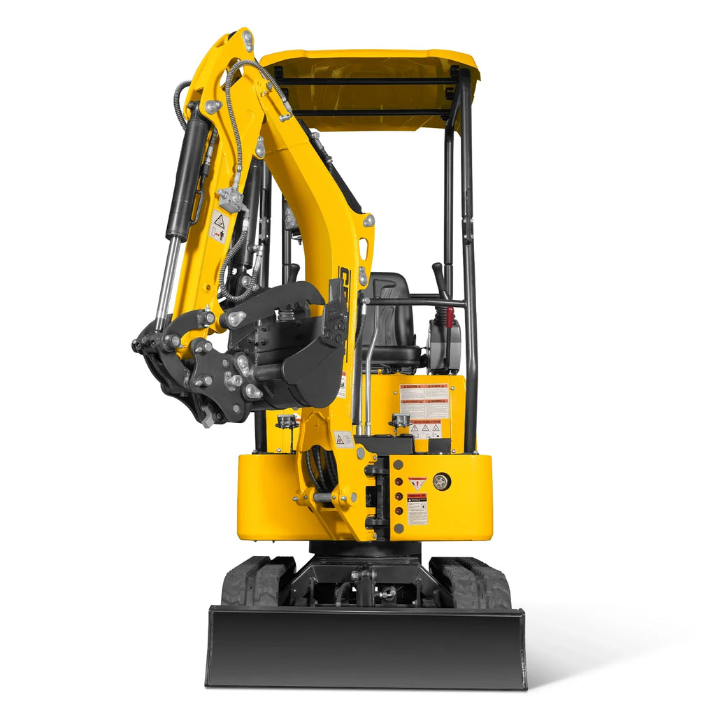 MechMaxx 1 Ton Mini Excavator – 14HP Briggs & Stratton Vanguard Engine, 65.7" Dig Depth, Compact Excavator (MEC10)