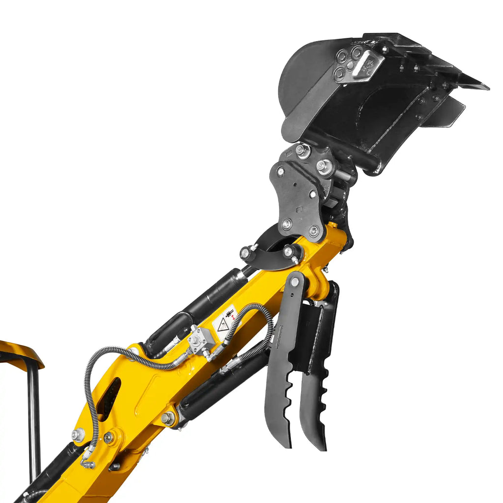 MechMaxx 1.2 Ton Mini Excavator – Kubota D722 Diesel Engine, 65.7" Dig Depth, 2700 lb Compact Excavator (MEC12)