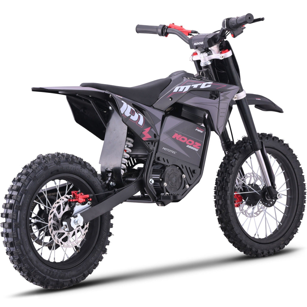 MotoTec Pro 60V/15.6Ah 2000W Off-Road Electric Dirt Bike (HP115E)