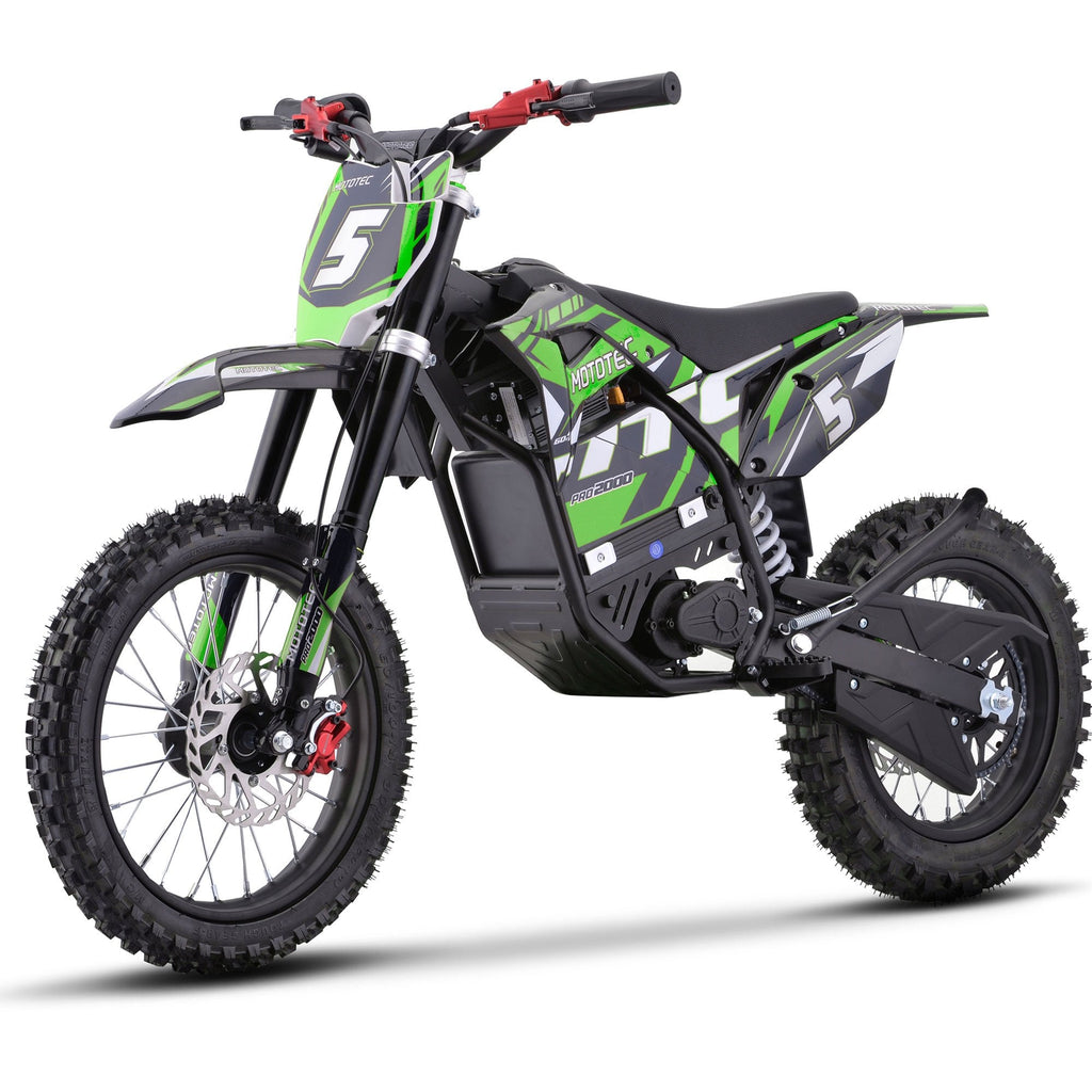 MotoTec Pro 60V/15.6Ah 2000W Off-Road Electric Dirt Bike