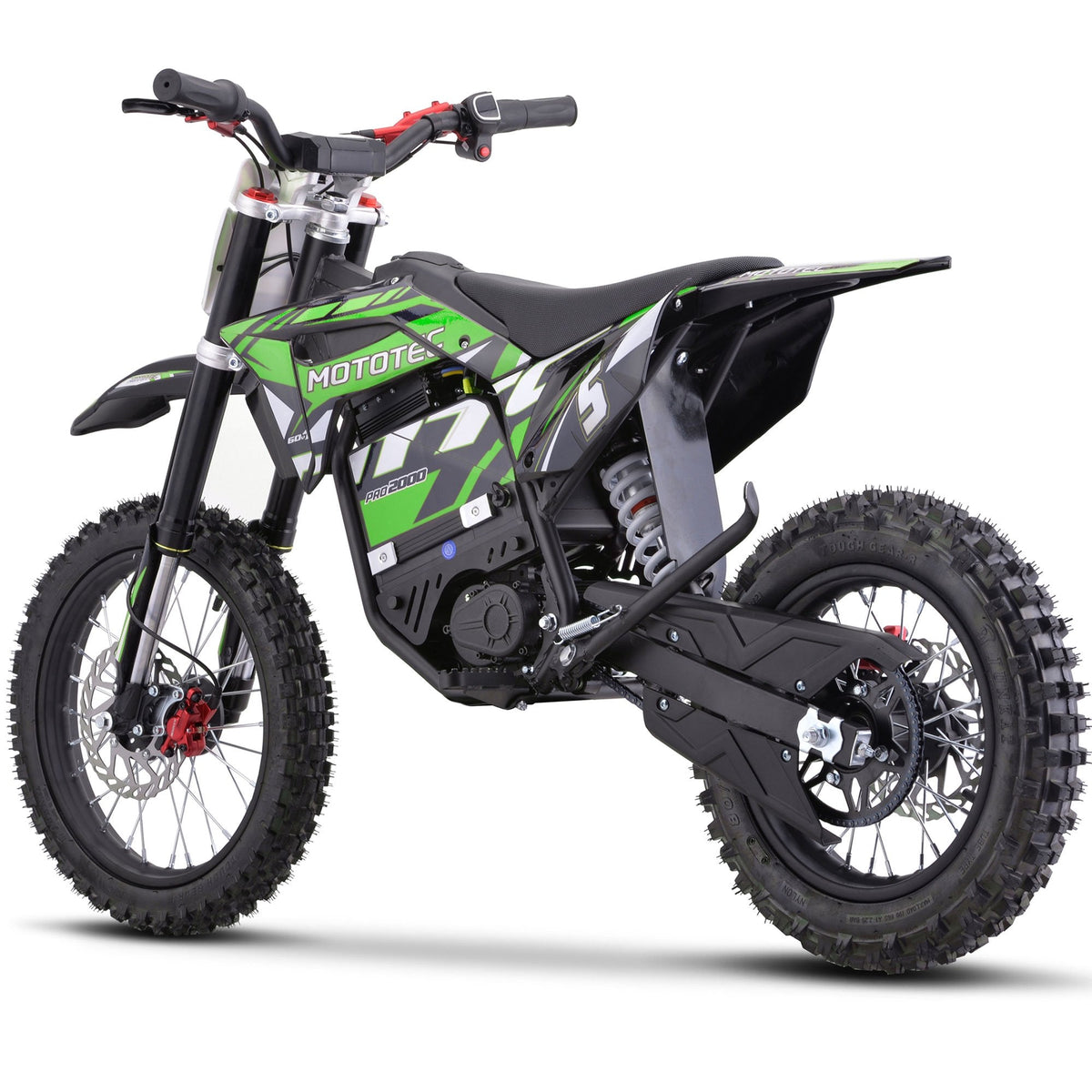 MotoTec Pro 60V/15.6Ah 2000W Off-Road Electric Dirt Bike