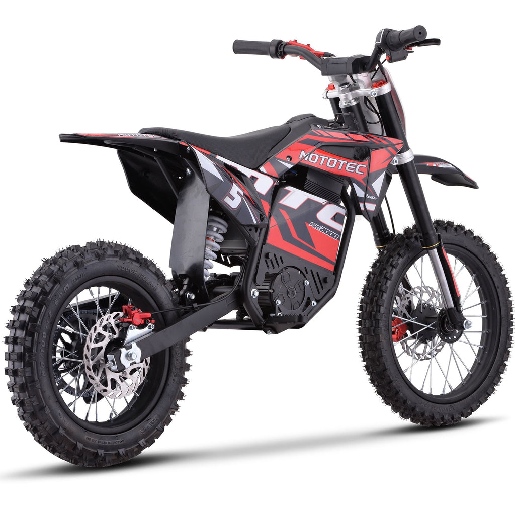 MotoTec Pro 60V/15.6Ah 2000W Off-Road Electric Dirt Bike