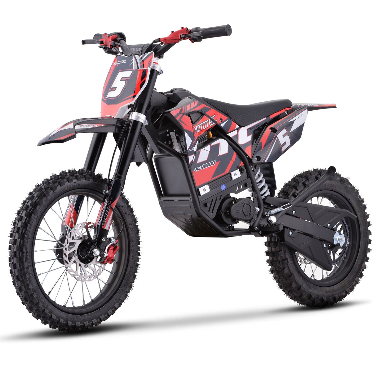 MotoTec Pro 60V/15.6Ah 2000W Off-Road Electric Dirt Bike