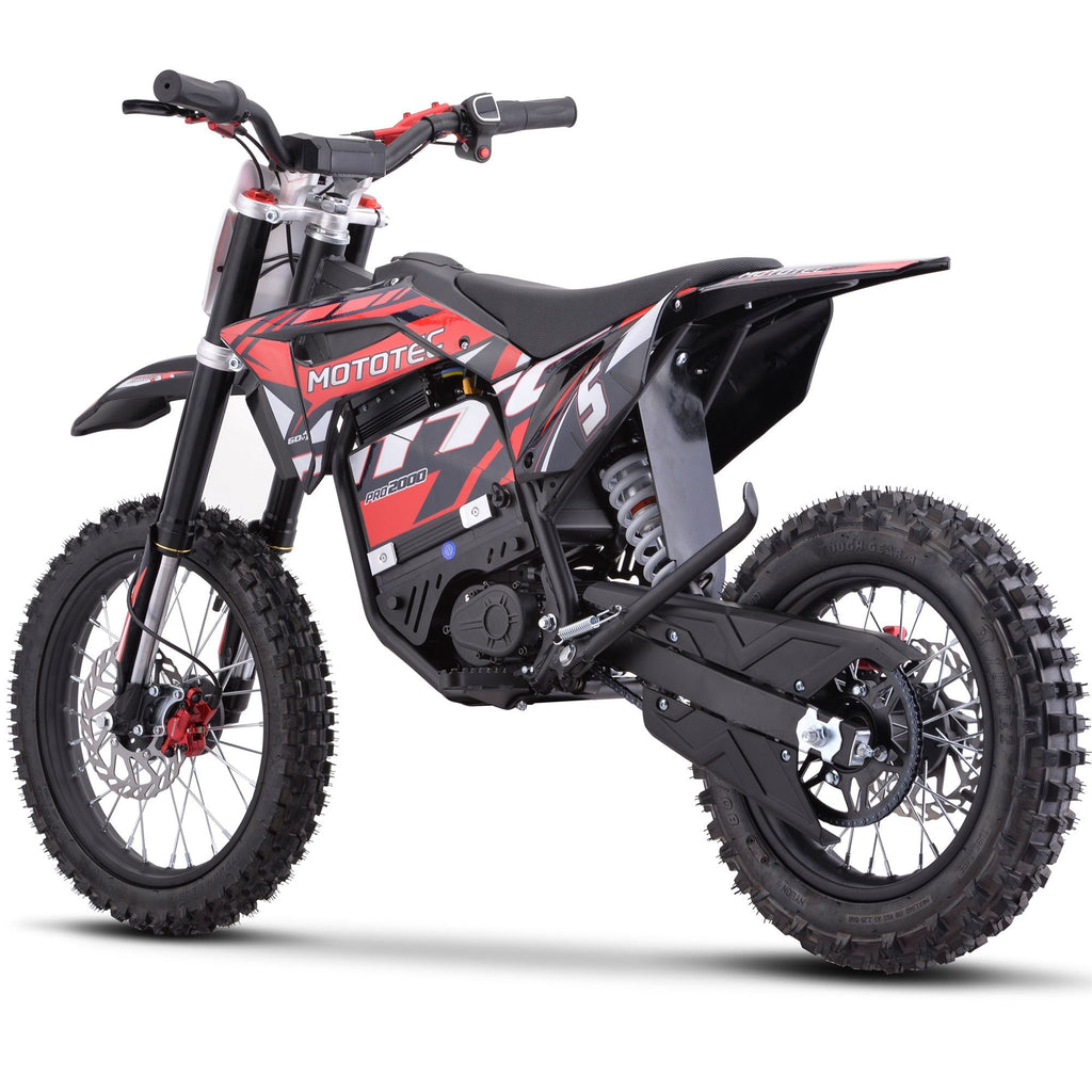 MotoTec Pro 60V/15.6Ah 2000W Off-Road Electric Dirt Bike