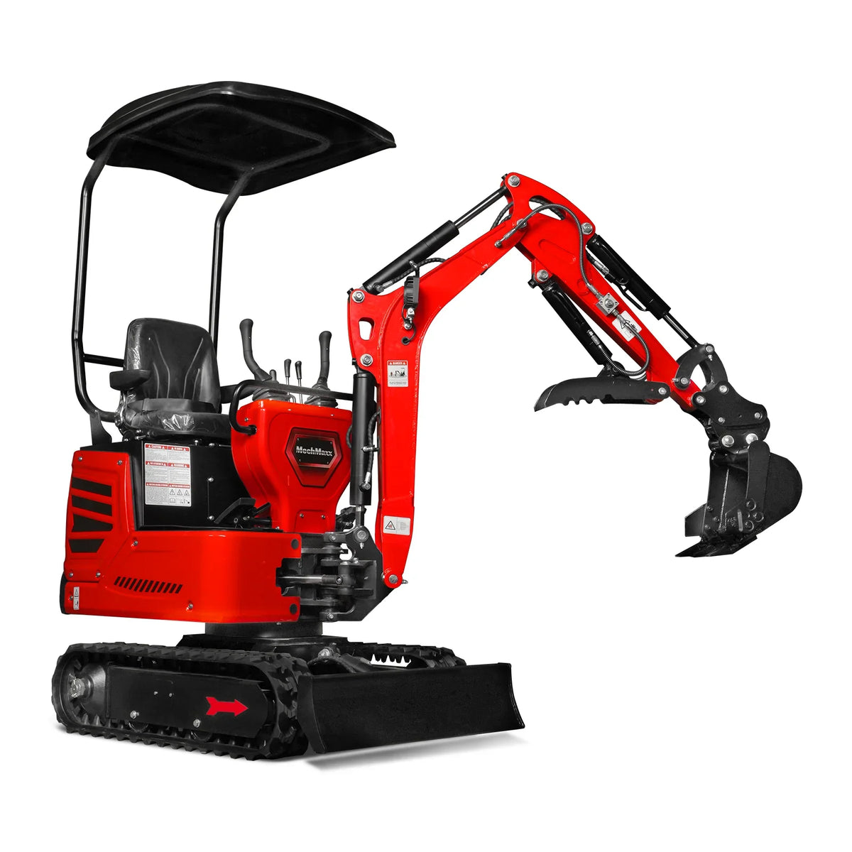 MechMaxx 1 Ton Mini Excavator – Honda GX390 Engine, 65.7" Dig Depth, 2280 lb Compact Mini Excavator (MEC10)