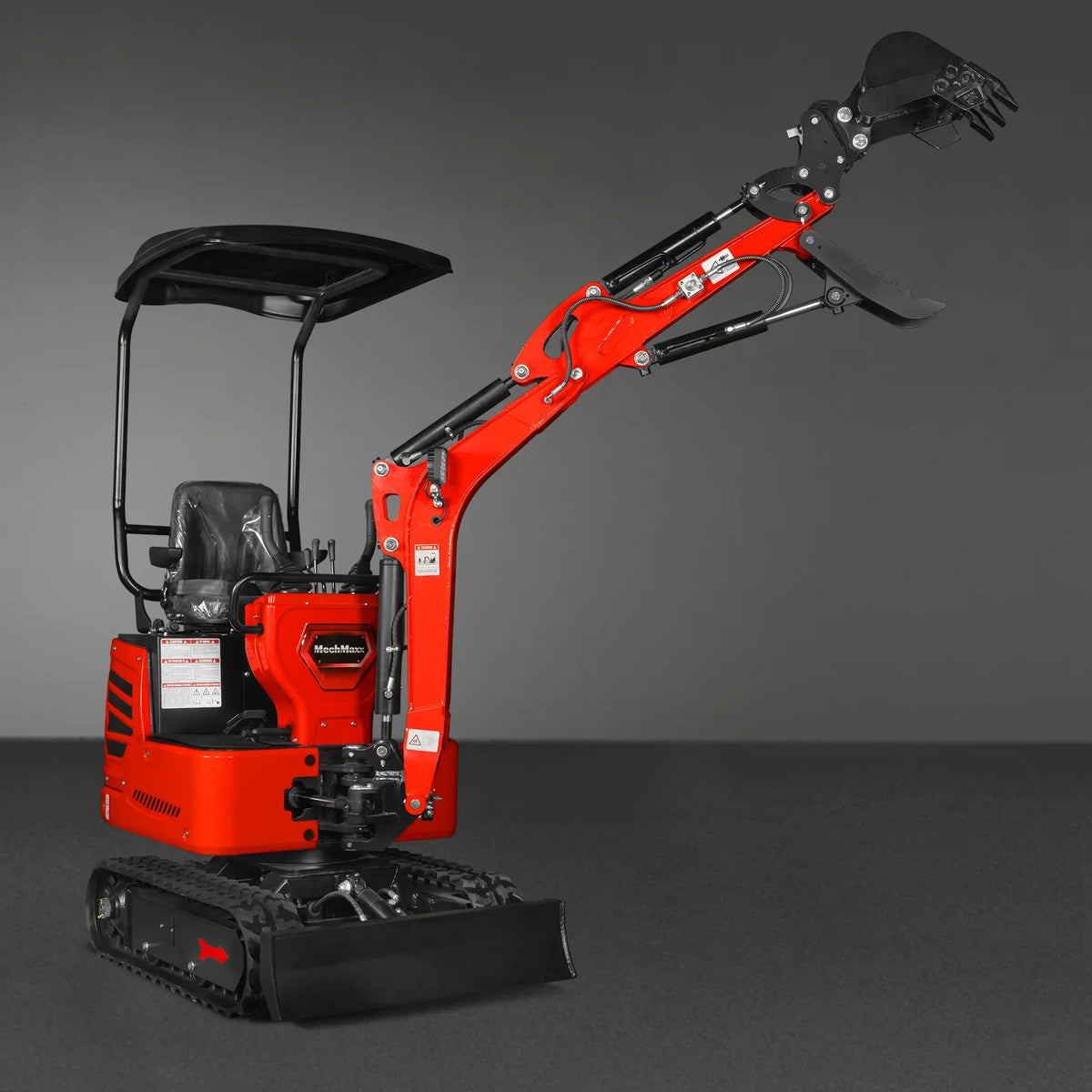 MechMaxx 1 Ton Mini Excavator – Honda GX390 Engine, 65.7" Dig Depth, 2280 lb Compact Mini Excavator (MEC10)