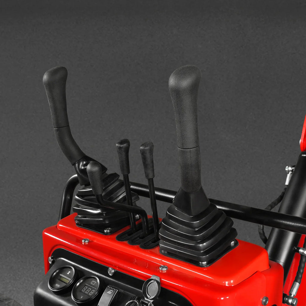 MechMaxx 1 Ton Mini Excavator – Honda GX390 Engine, 65.7" Dig Depth, 2280 lb Compact Mini Excavator (MEC10)