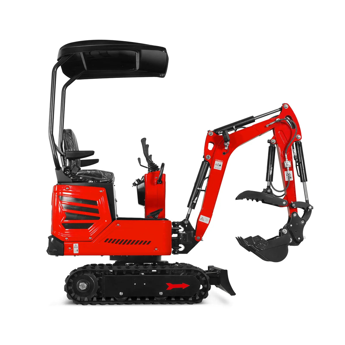 MechMaxx 1 Ton Mini Excavator – Honda GX390 Engine, 65.7" Dig Depth, 2280 lb Compact Mini Excavator (MEC10)