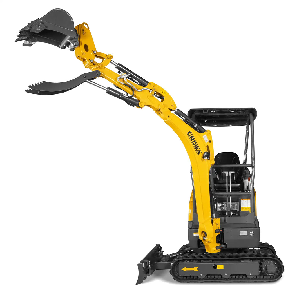 MechMaxx 1.7 Ton Mini Excavator – Kubota D902 Diesel Engine, 89" Dig Depth, 4,145 lb Compact Excavator (MEC17)