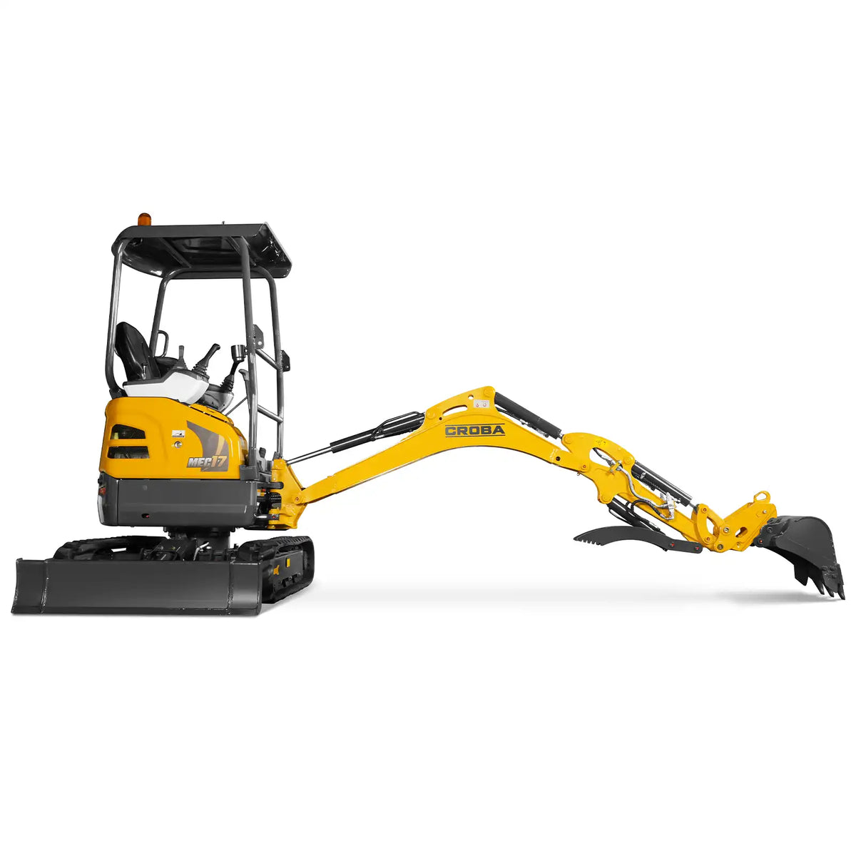 MechMaxx 1.7 Ton Mini Excavator – Kubota D902 Diesel Engine, 89" Dig Depth, 4,145 lb Compact Excavator (MEC17)