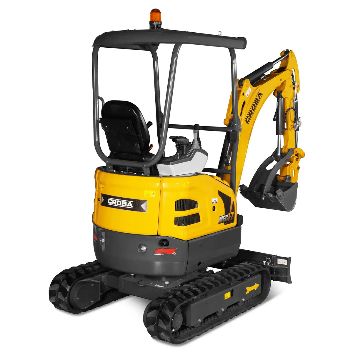MechMaxx 1.7 Ton Mini Excavator – Kubota D902 Diesel Engine, 89" Dig Depth, 4,145 lb Compact Excavator (MEC17)