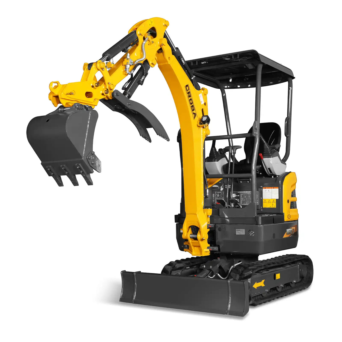 MechMaxx 1.7 Ton Mini Excavator – Kubota D902 Diesel Engine, 89" Dig Depth, 4,145 lb Compact Excavator (MEC17)