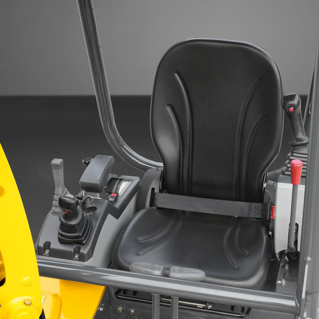 MechMaxx 1.7 Ton Mini Excavator – Kubota D902 Diesel Engine, 95" Dig Depth, 4,190 lb Compact Excavator (MEC17PRO)