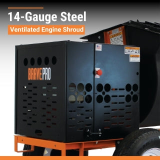 Brave Mortar Mixer | 6 Cu. Ft. Poly Drum | Honda GX240