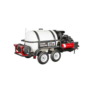 NorthStar Hot Water Pressure Washer Trailer Mounted 4000 PSI 7.0 GPM Gas E740