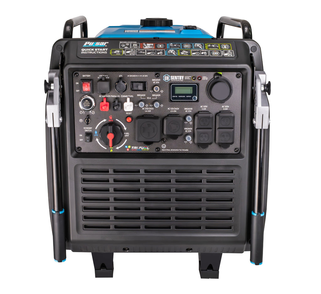 Pulsar 10,500 Watt Tri-Fuel Inverter Generator with CO Sentry