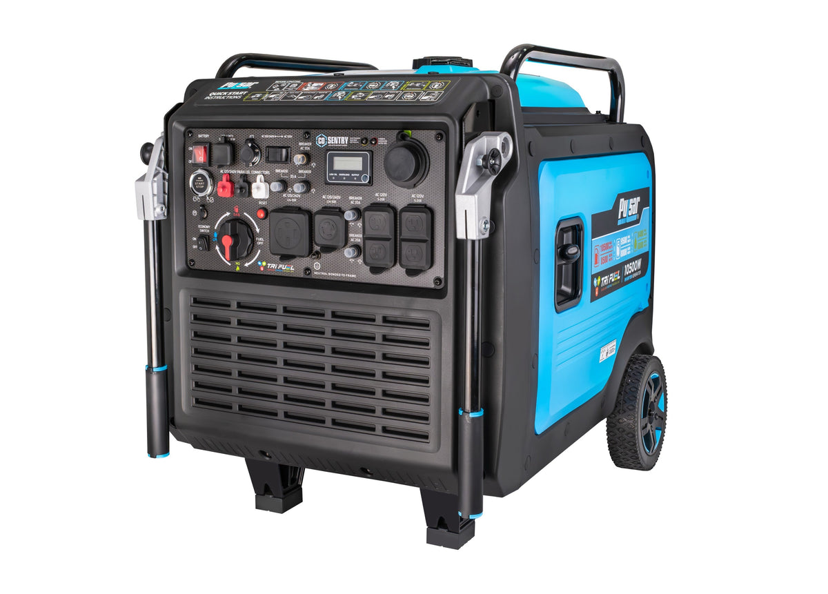 Pulsar 10,500 Watt Tri-Fuel Inverter Generator with CO Sentry