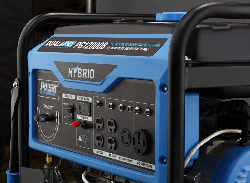 Pulsar 12,000 Watt Dual-Fuel Portable Generator