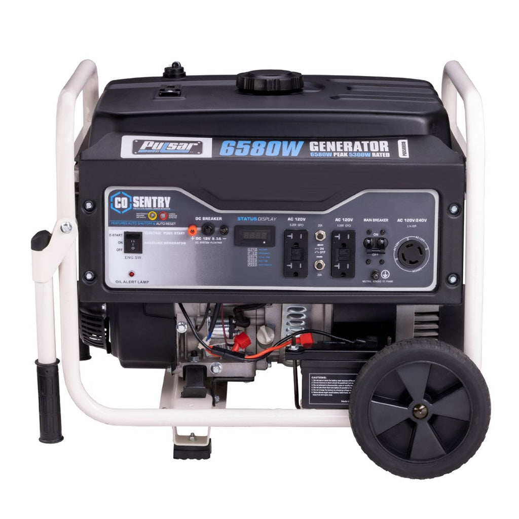Pulsar 6,580 Watt Portable Generator with CO Sentry