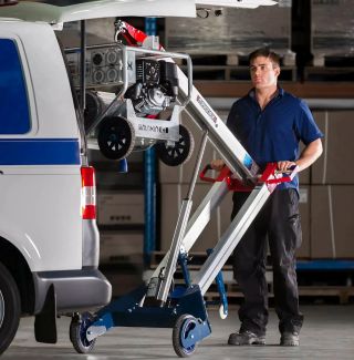 Makinex Powered Hand Truck With Hook 309 lb capacity