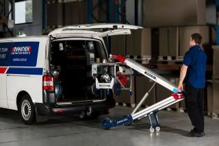Makinex Powered Hand Truck With Hook 309 lb capacity
