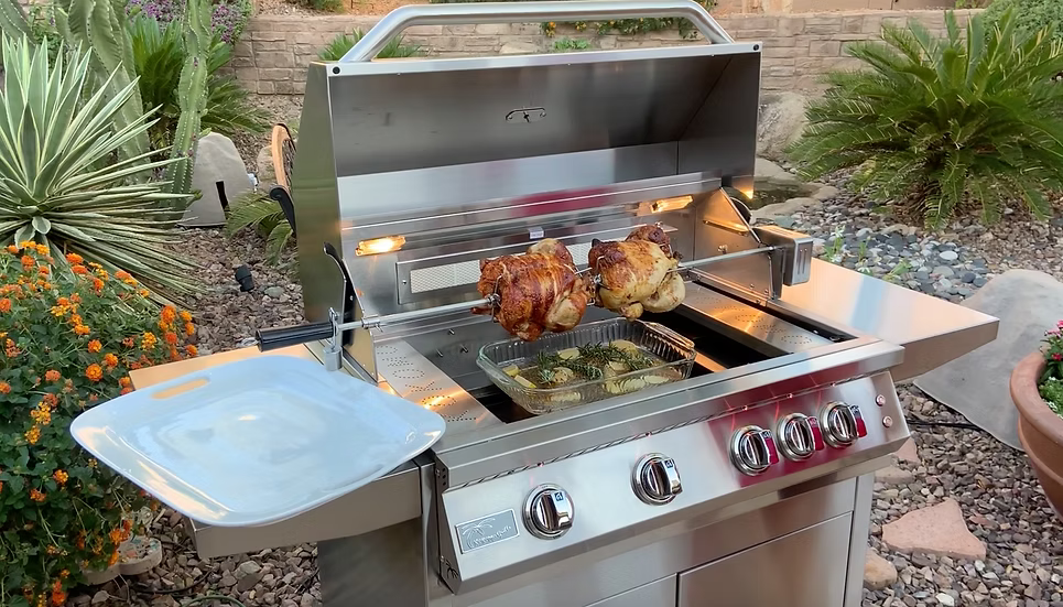 Kokomo BBQ Grill Rotisserie Kits For 4 & 5 Burner Grills