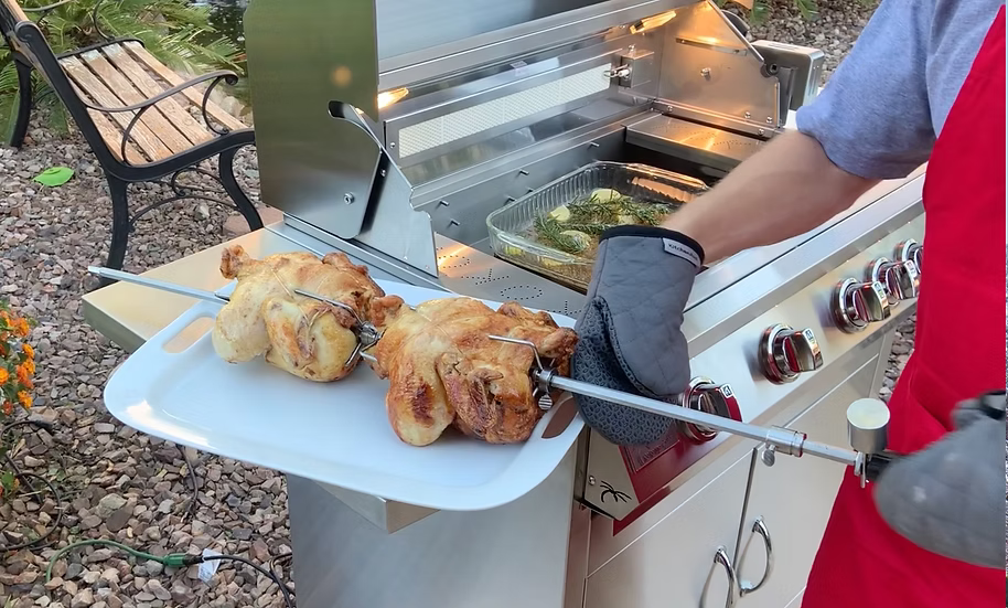 Kokomo BBQ Grill Rotisserie Kits For 4 & 5 Burner Grills