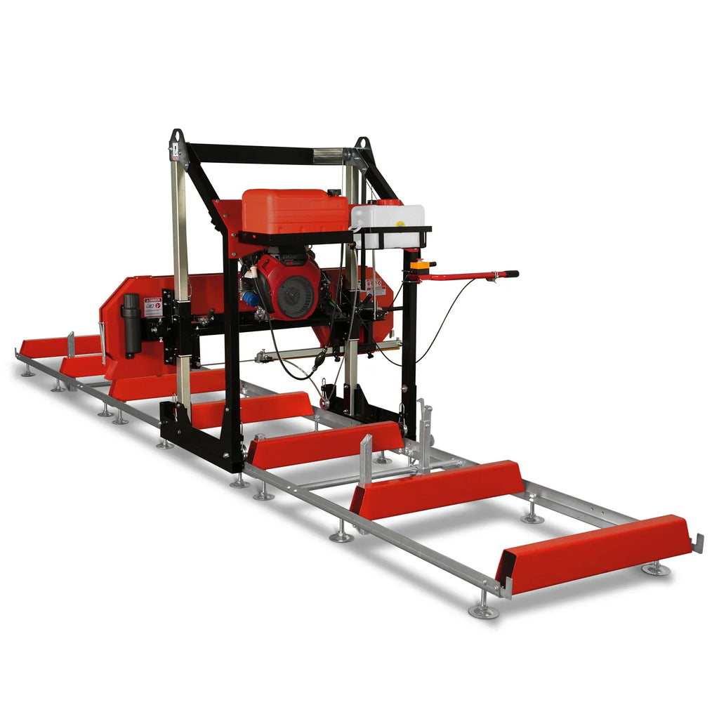 MechMaxx 36" MAX Portable Sawmill, 25HP 688cc HONDA GX690 V-Twin Engine, 35" Board Width, 20' Track Length, SM36-HMAX