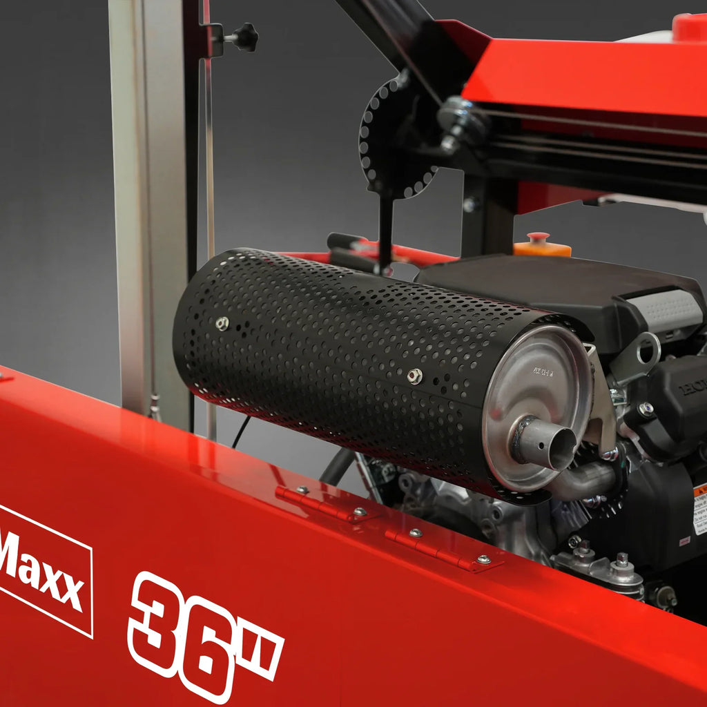 MechMaxx 36" MAX Portable Sawmill, 25HP 688cc HONDA GX690 V-Twin Engine, 35" Board Width, 20' Track Length, SM36-HMAX