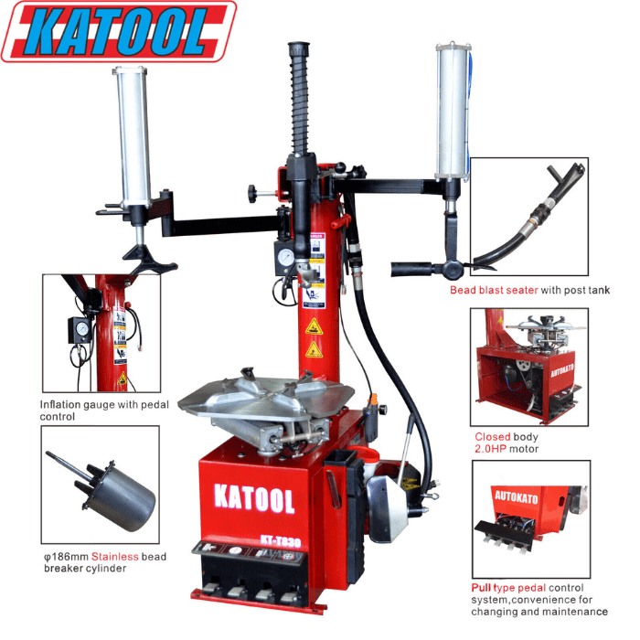 Katool KT-T830 Wheel Clamp Tire Changer Machine