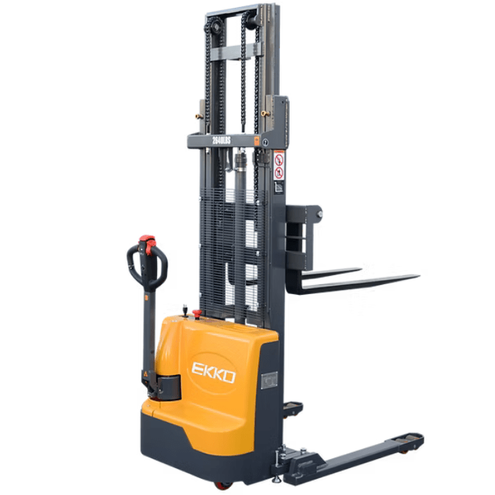 Ekko  Electric Straddle Stacker - 3,000 lb – 145" Max Lift Height - EB12EA