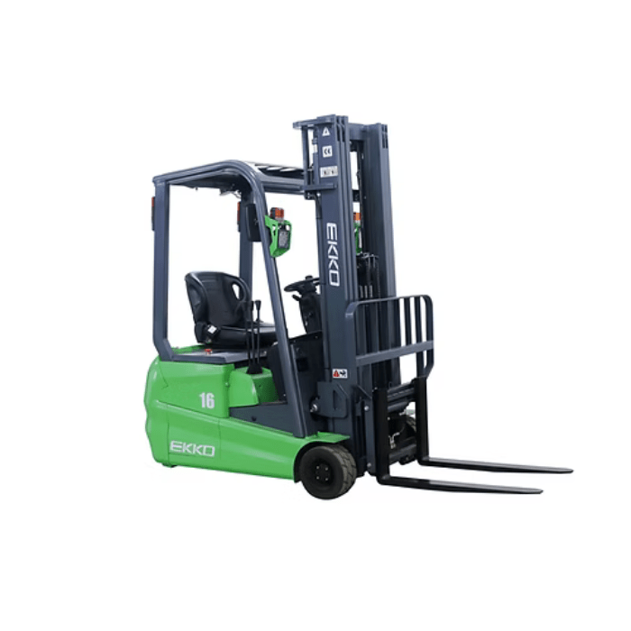 Ekko 3,500 lb Electric Forklift – 216" Max Lift Height - Lithium-iron Battery - EK16A-216LI