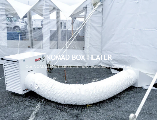 HeatStar Forced Air Box Portable Heater | HS190SF | 127K/190K BTU/hr | Propane