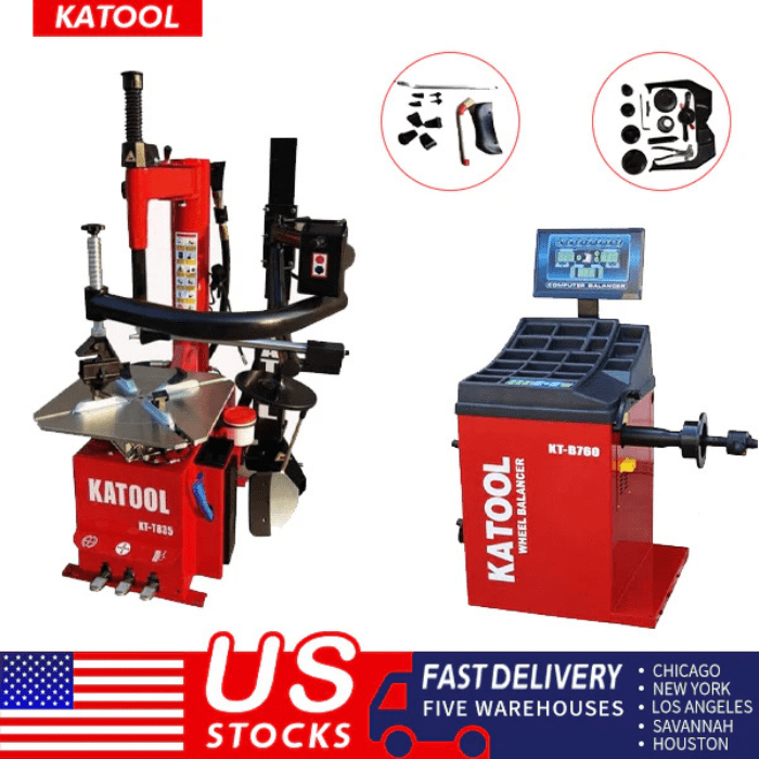 Katool Tire Changer KT-T835 & Wheel Balancer KT-B760 Combo